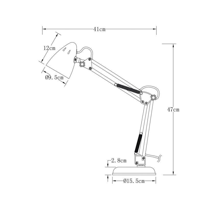 Настільна лампа ITALUX TB-29928-BK Notari купити
