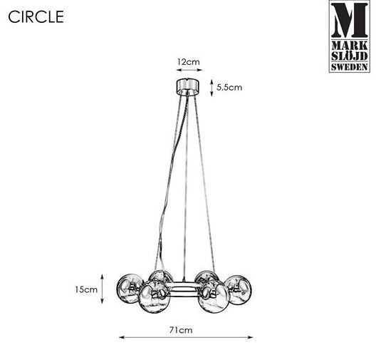 Люстра Markslojd 108051 CIRCLE купити
