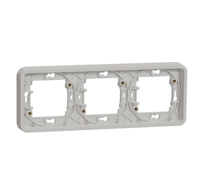 Рамка 3-на горизонтальна IP55, Mureva Styl (білий) MUR39109 купити