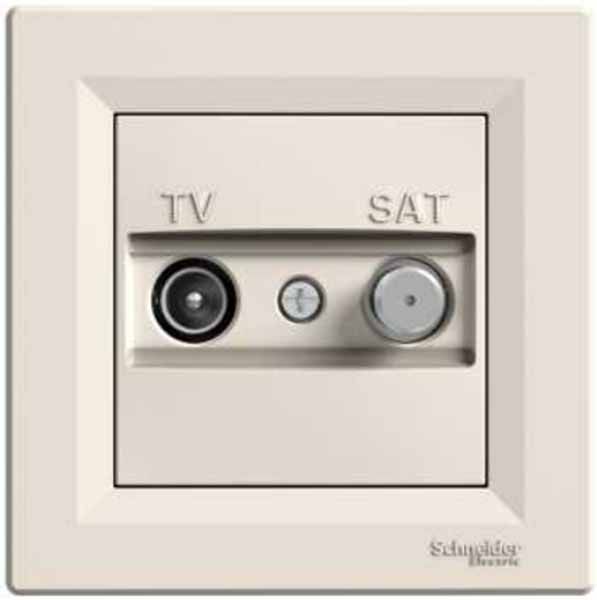 Розетка tv-sat прохідна (4 дб), кремовий (EPH3400223) купити
