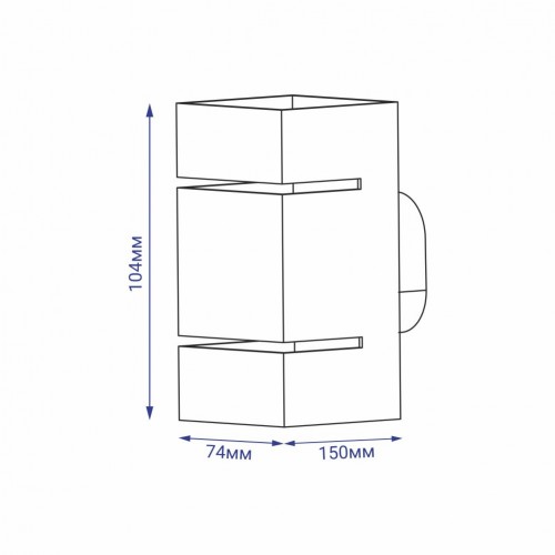 Настенный светильник Feron AL8002 черный (40163) купити