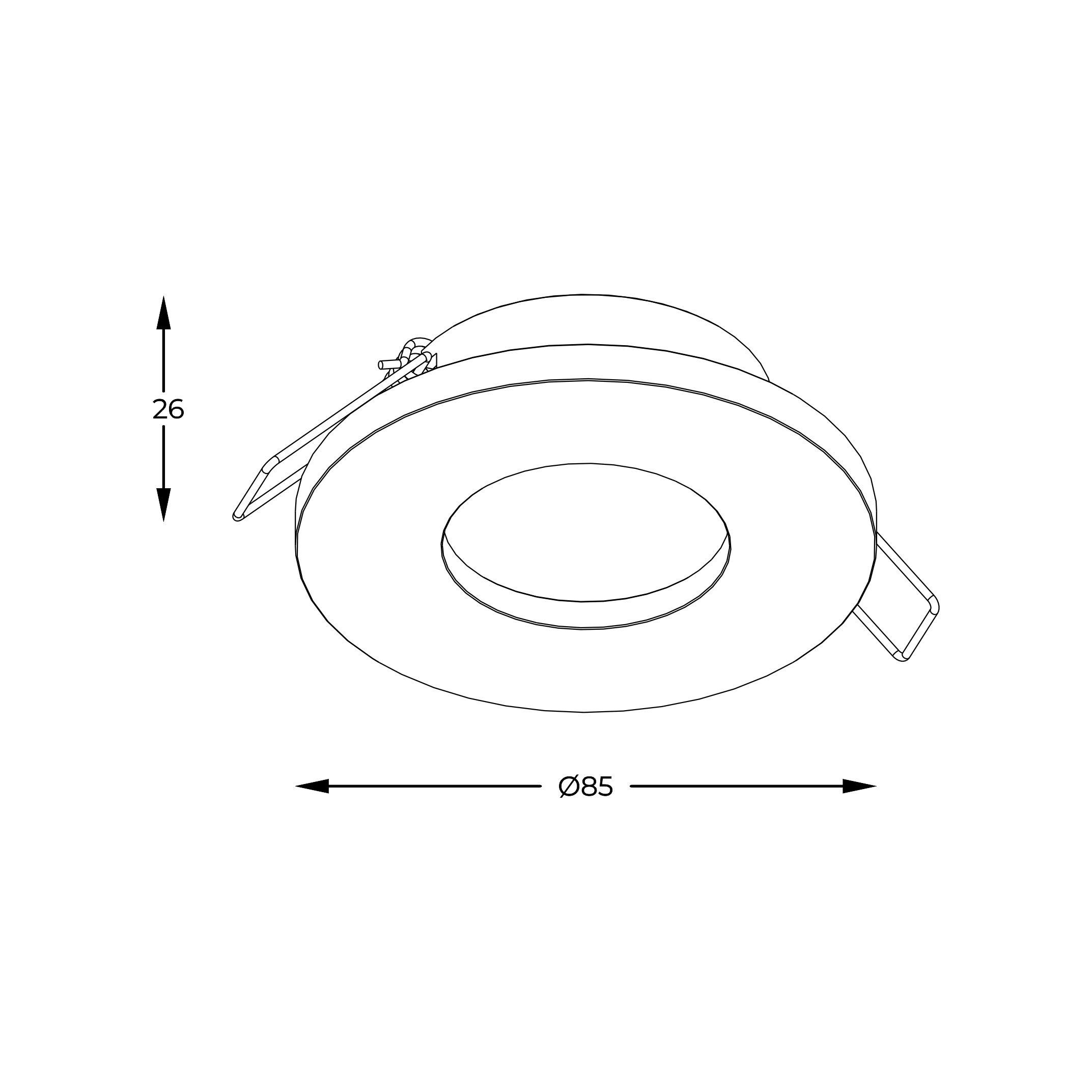 Точковий світильник Zuma Line ARGU10-033-N CHIPO купити