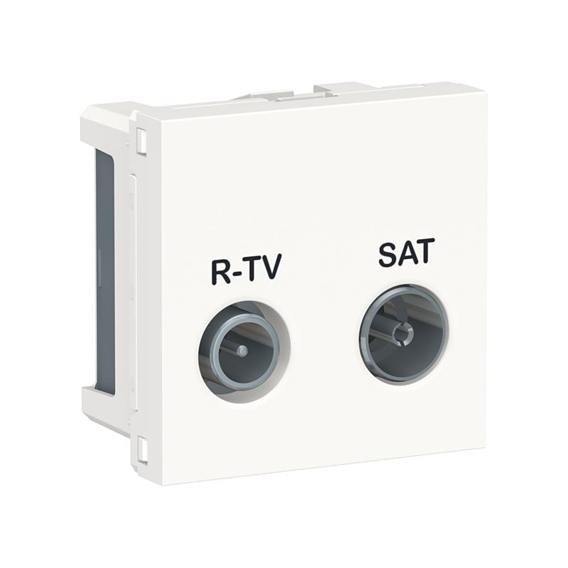 Розетка R-TV/SAT, одиночная, 2-мод., Unica New NU345418 белый купить