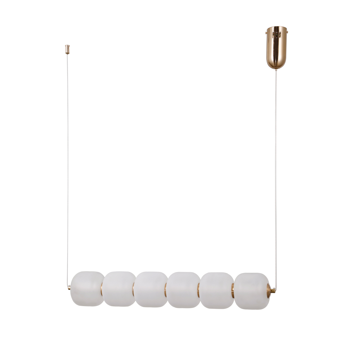 Люстра підвісна ITALUX PND-34362-6H-HBR-OPAL Ganti купити