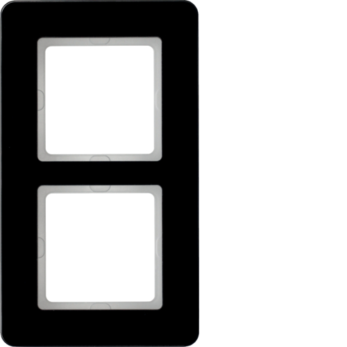 Рамка 2Х скло/чорний Q.7 10126076 купити