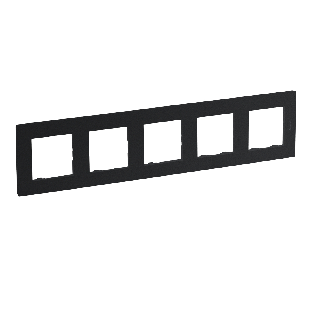 Рамка 5-місна Legrand 863795 NILOE STEP Антрацит купити