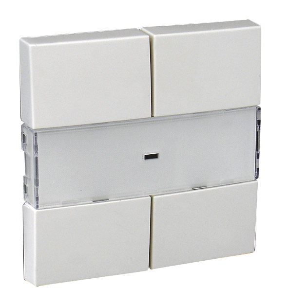 Клавиша выключателя четырех полюсного LOGUS металлик перламутровий (90600 TPE) купити