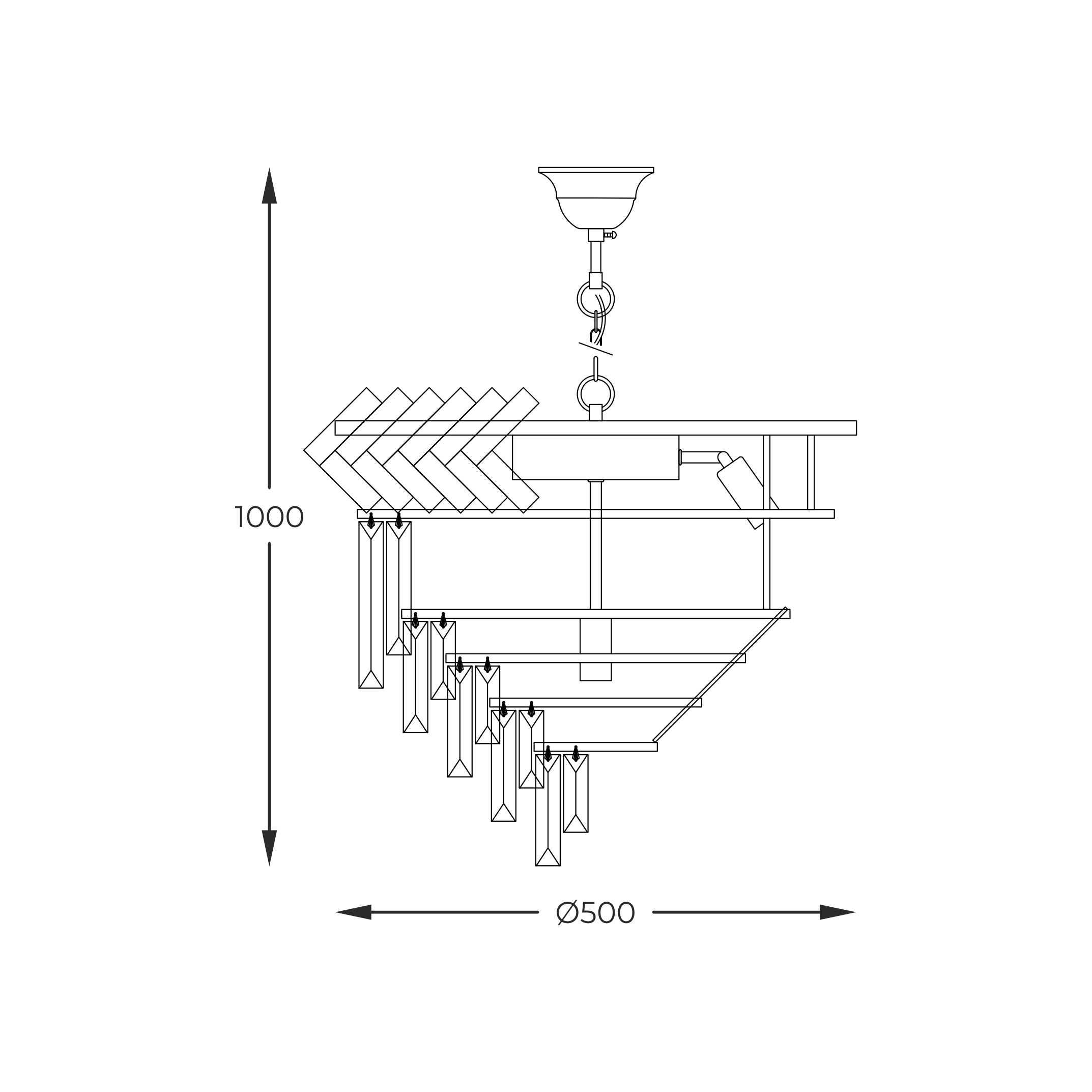 Підвісний світильник Zuma Line 23910/9 LYON купити