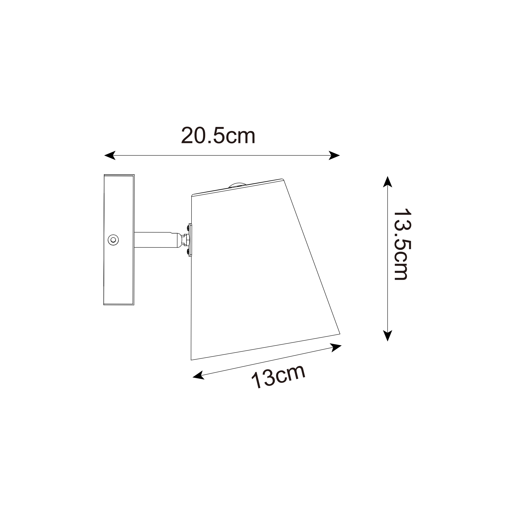 Бра Zuma Line P22077-1R ELTI купити