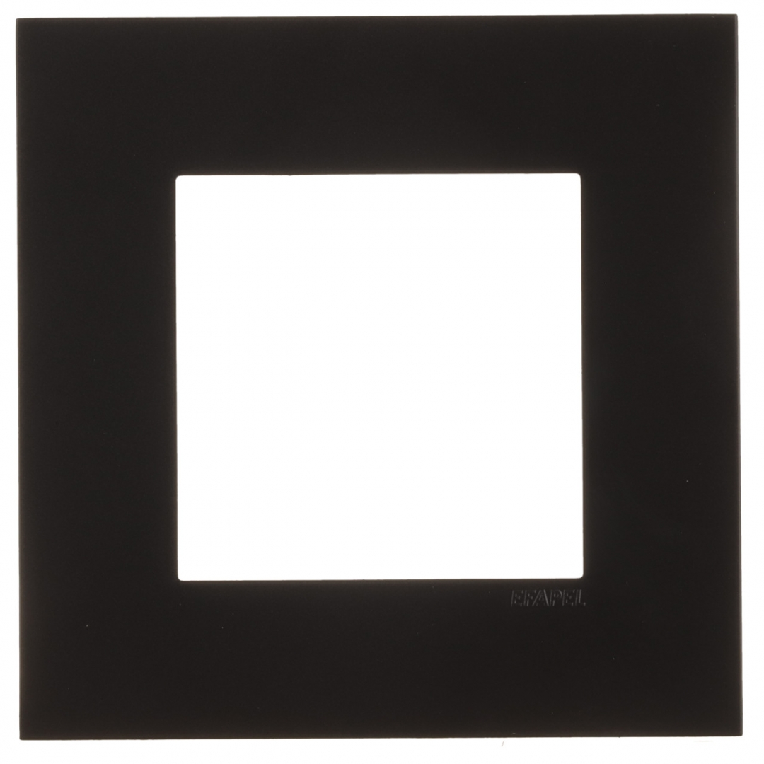 Рамка 1-місна квадрат Чорна матова Quadro 45 (45910 TPM) купити