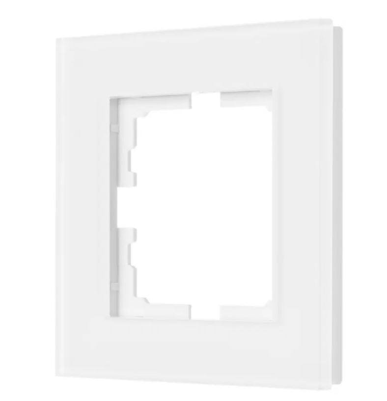 Рамка 1-а горизонтальна акрилова Lezard VESNA Білий мат (742-5380-146) купити