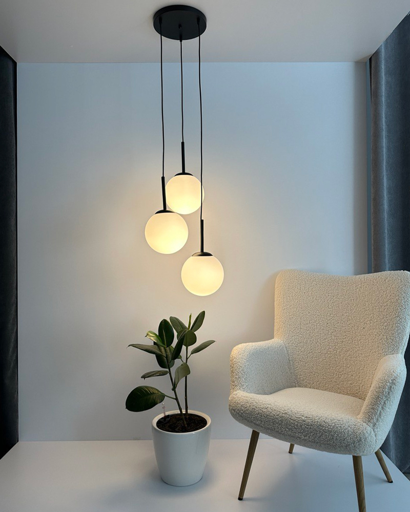 Люстра підвісна ITALUX PND-5578-3S-BK Deore купити