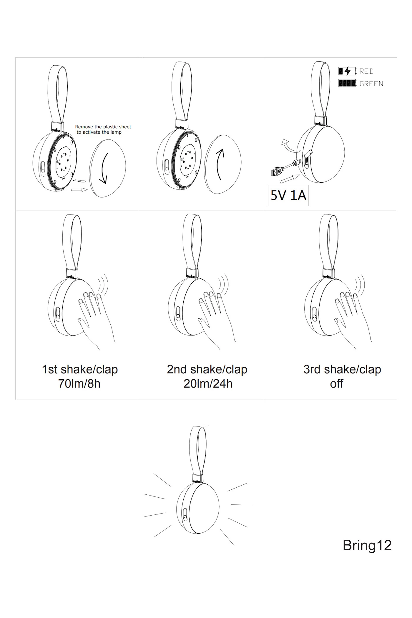 Вуличний акумуляторний світильник NORDLUX 2218013026 BRING 12 (32117) купити