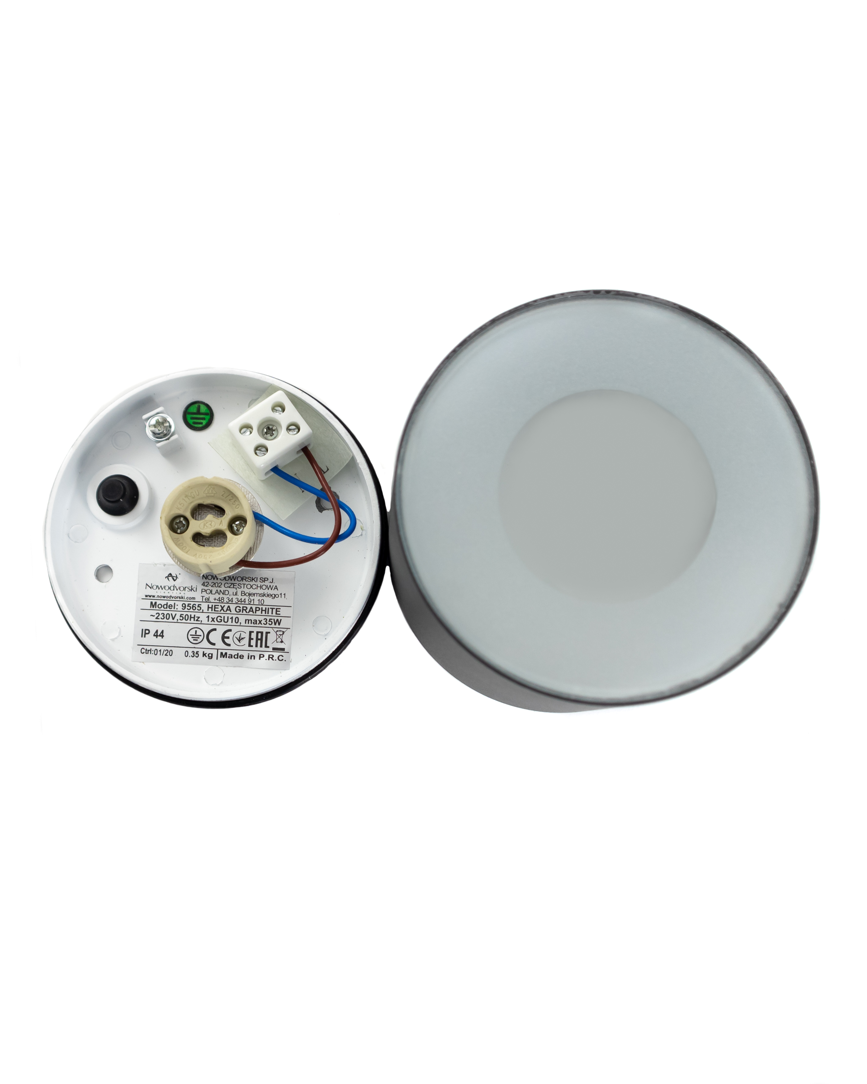 Світильник точковий Nowodvorski 9565 HEXA GRAPHITE купити