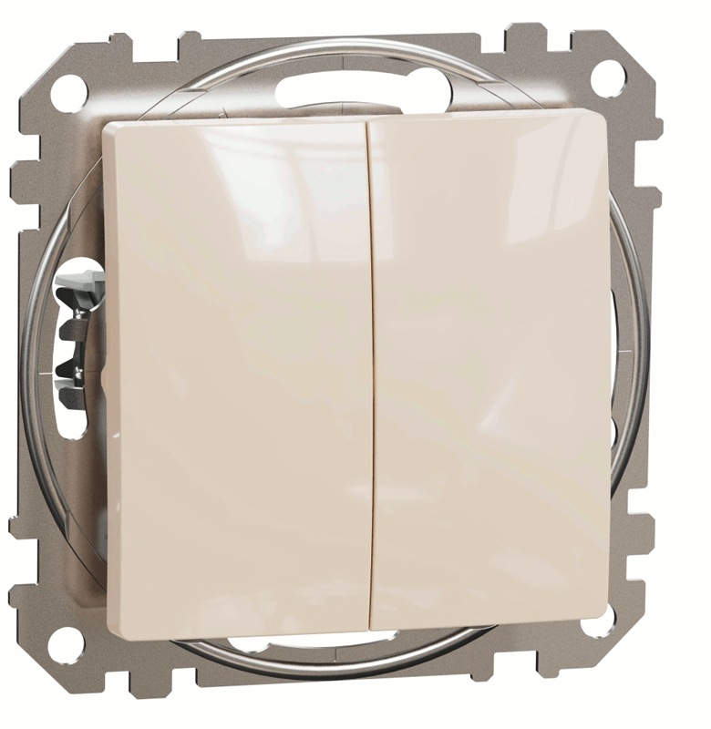 Перемикач 2-кл Schneider Sedna Design SDD112108 Бєжевий купити