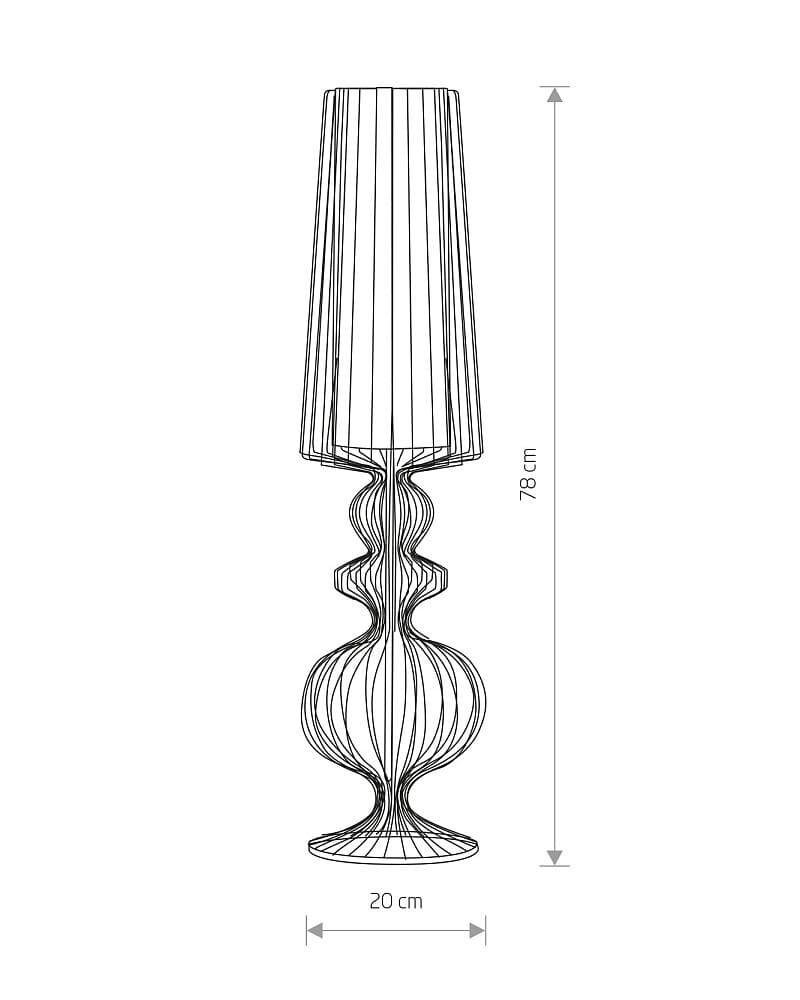 Настільна лампа Nowodvorski 5126 Aveiro E27 1x40W IP20 Bl купити