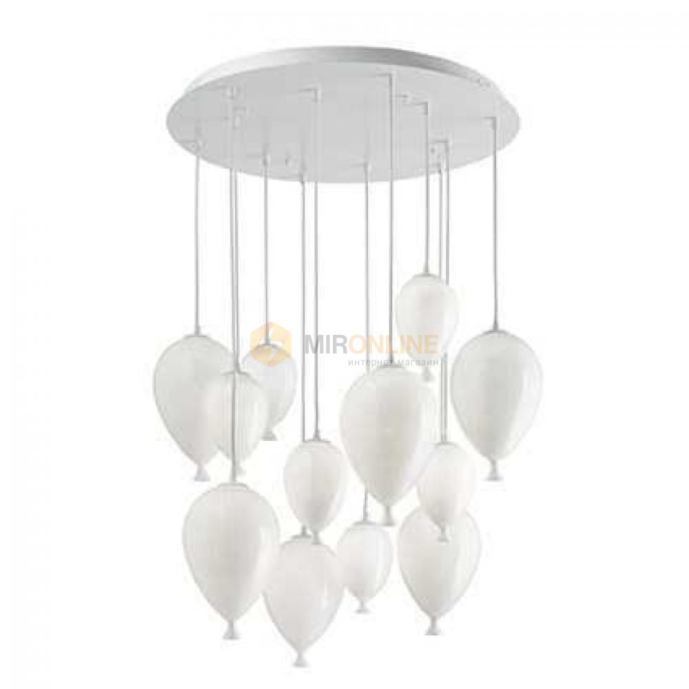 Люстра Ideal Lux CLOWN SP12 BIANCO купити