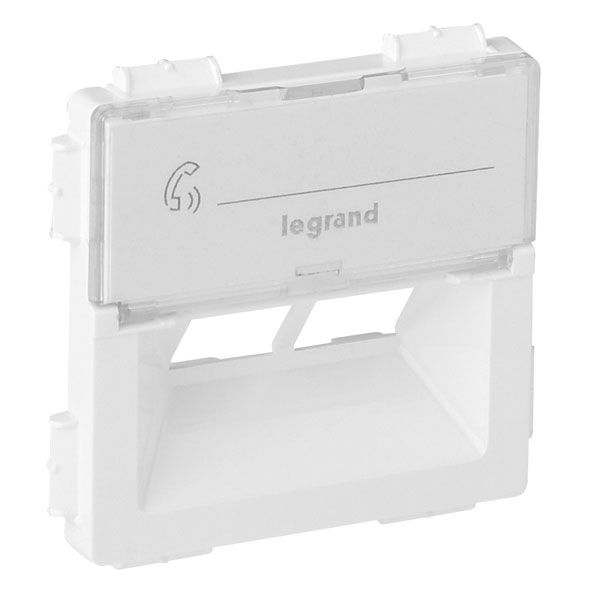 Панель лицевая Rutenbeck для двойной розетки RJ45, белый, Valena LIFE (755380) купити