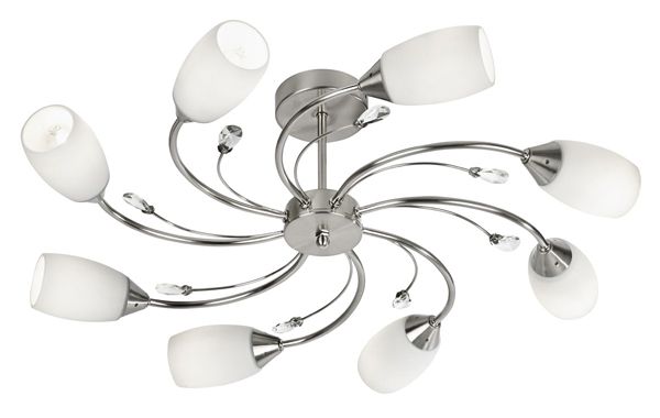 Люстра Searchlight 4358-8SS ELECTRA купити