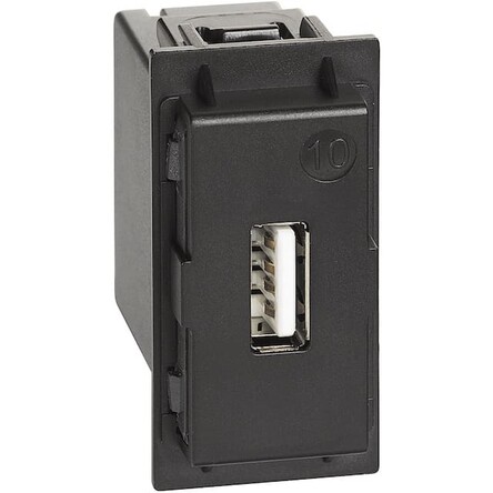Механизм зарядного устройства USB тип - А 1500мА 1 модуль Bticino серия Living Now K4285C1 купити