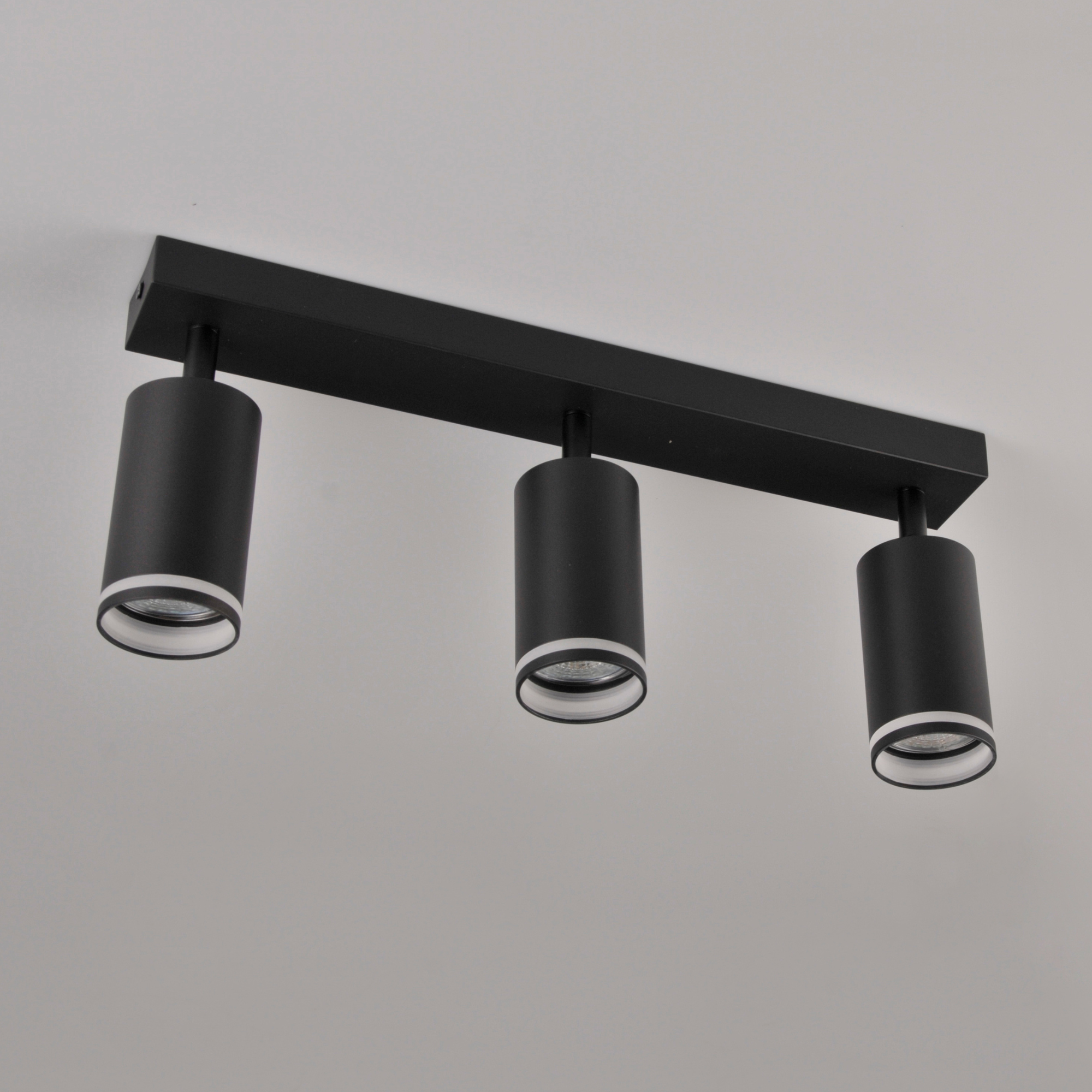 Спот Goldlux 322340 PARIS GU10 3x10W IP20 чорний купити