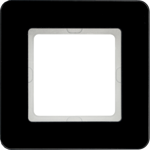 Рамка 1Х скло/чорний Q.7 10116076 купити