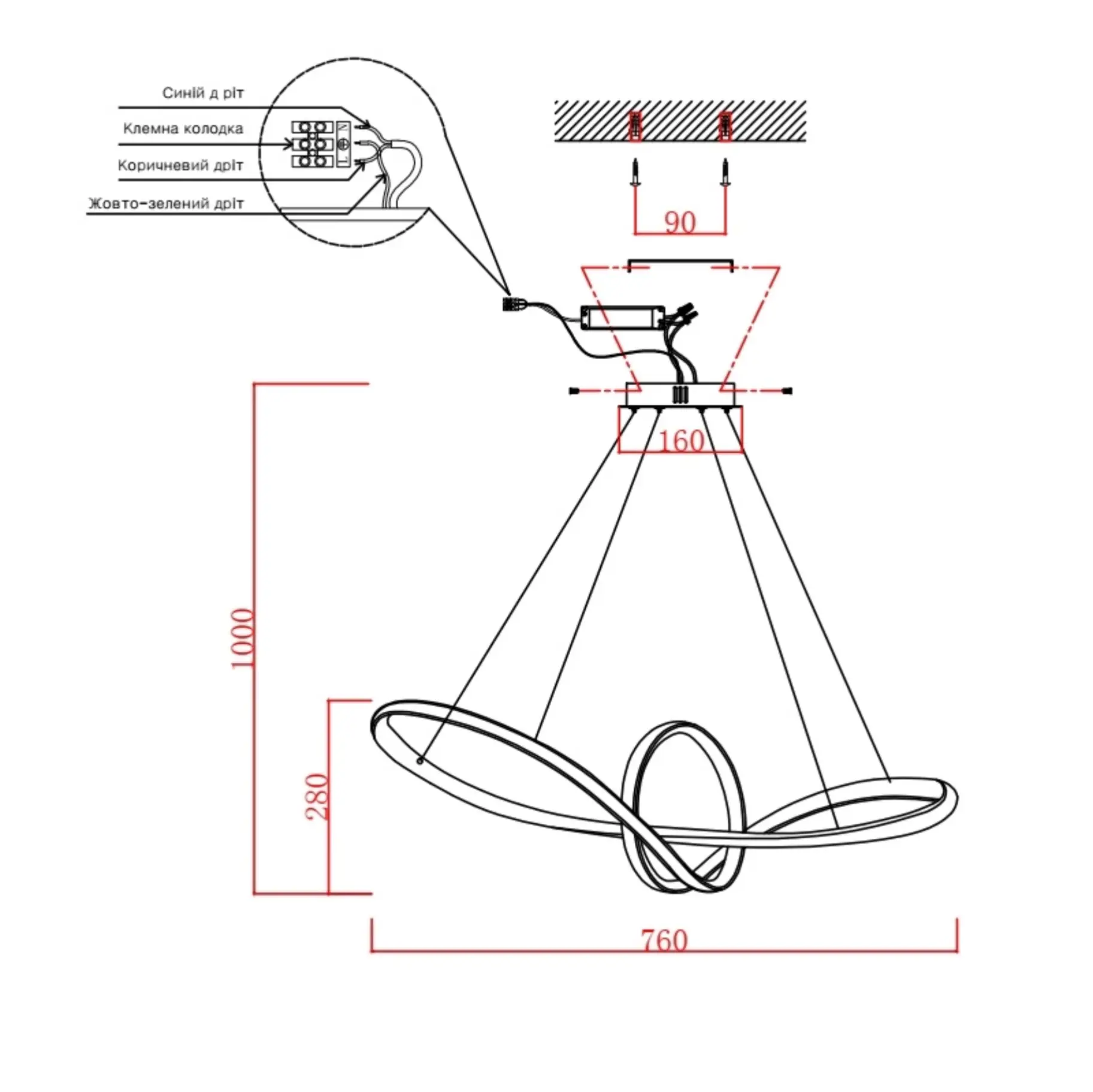 Люстра Laguna Lighting 25813-45 (59496) купити