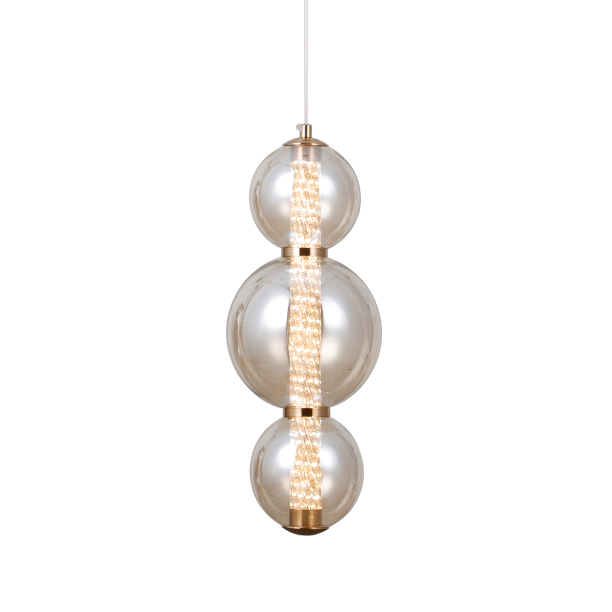 Люстра підвісна ITALUX PND-34359-3V-HBR-AMB Butero купити