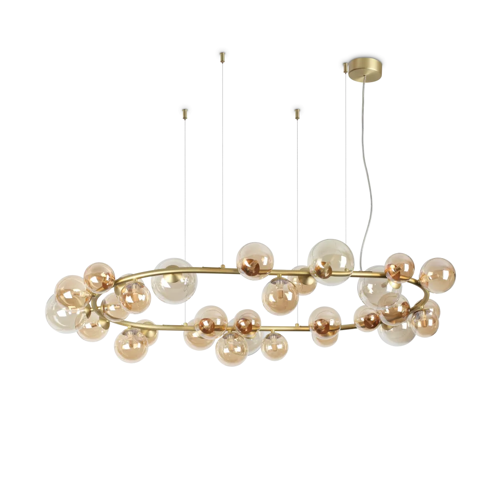 Люстра Ideal Lux 322780 Perlage sp30 Ambra купити