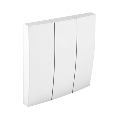 Клавиша выключателя 3 кл. LOGUS белоснежный купити