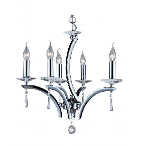 Люстра Searchlight 4325-5CC Salero купити