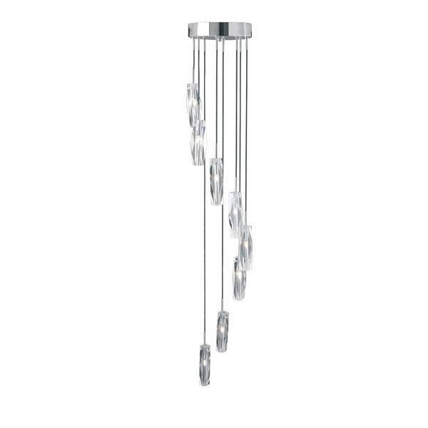 Люстра Searchlight Sculptured Ice 888-8 купити