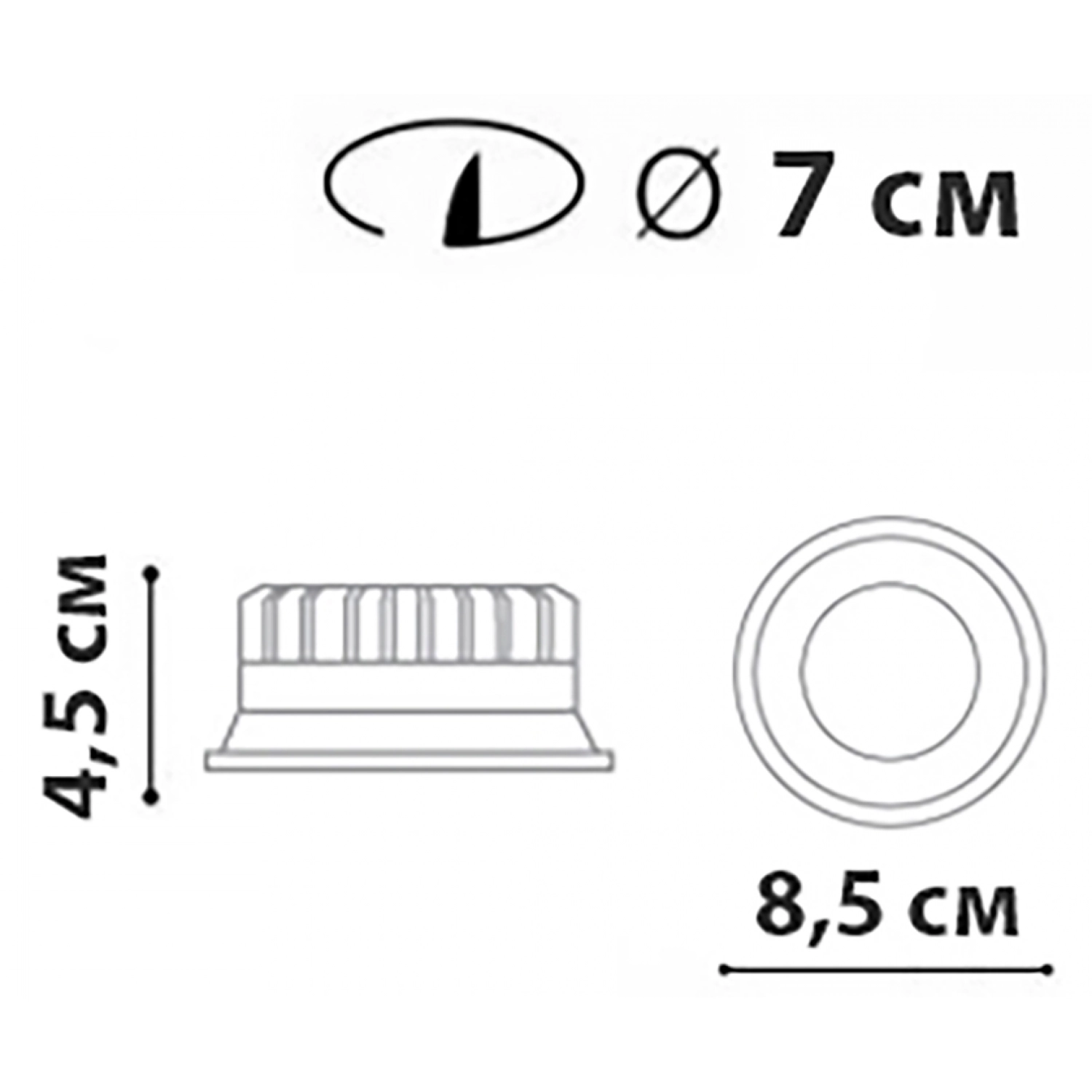 Точковий світильник Friendlylight Bodrum LED 5W FL1021 купити