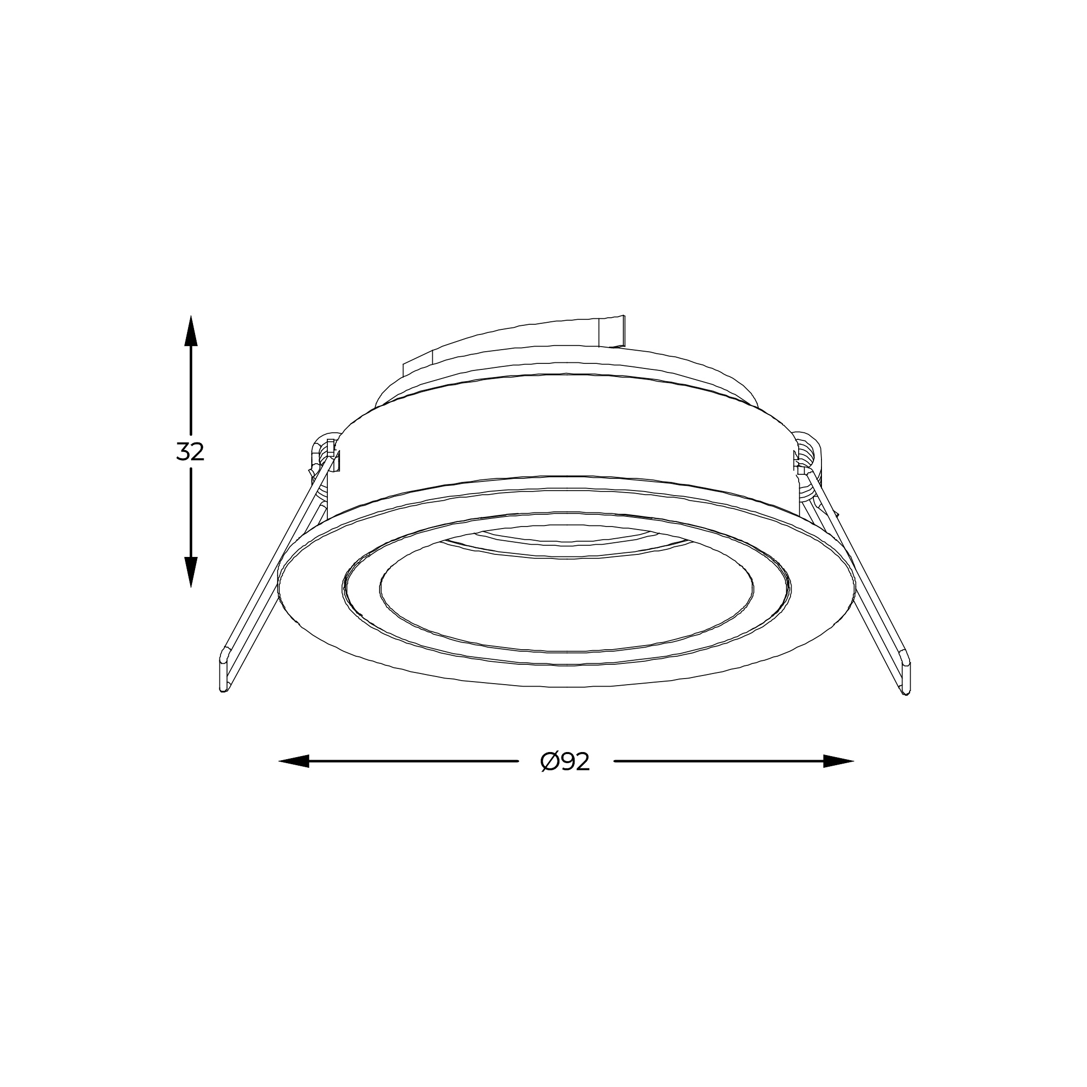 Точковий світильник Zuma Line 92699-N CHUCK купити