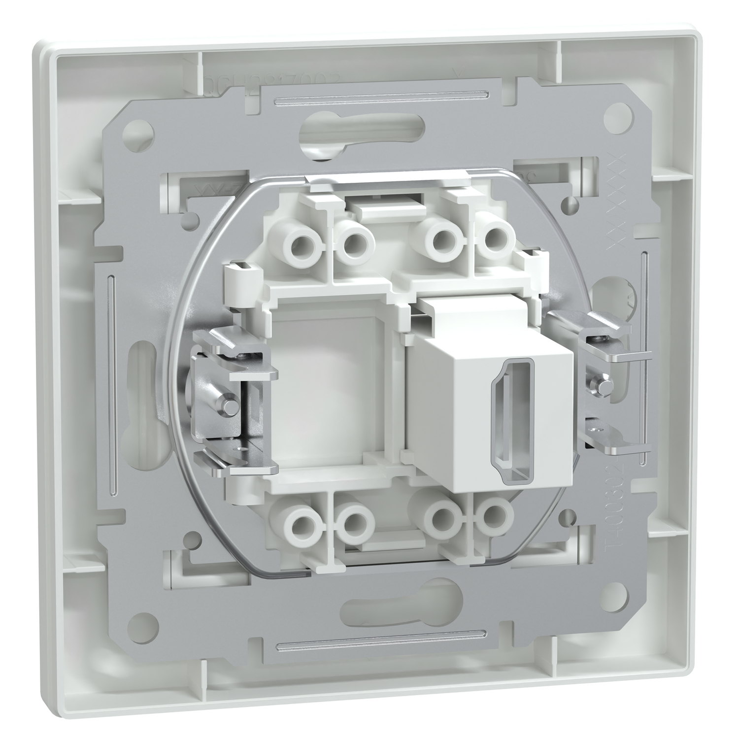 Розетка з роз'ємом HDMI Asfora Schneider Electric EPH4500121, біла купити