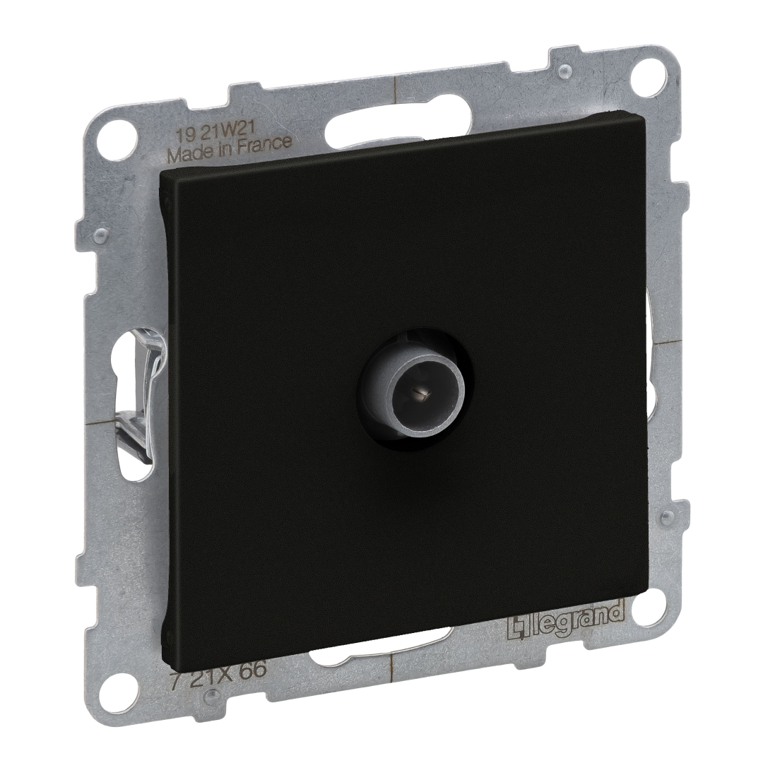 Розетка TV кінцева 10dB Legrand SUNO 721466 чорний купити