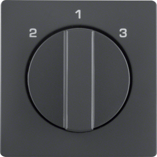 Центр.панель для 3-рівн.вимикача 1-2-3, антрацит, Q.x 1084608600 купити