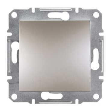 Двухполюсный одноклавішний вимикач самозажимний, бронза (EPH0200169) купити