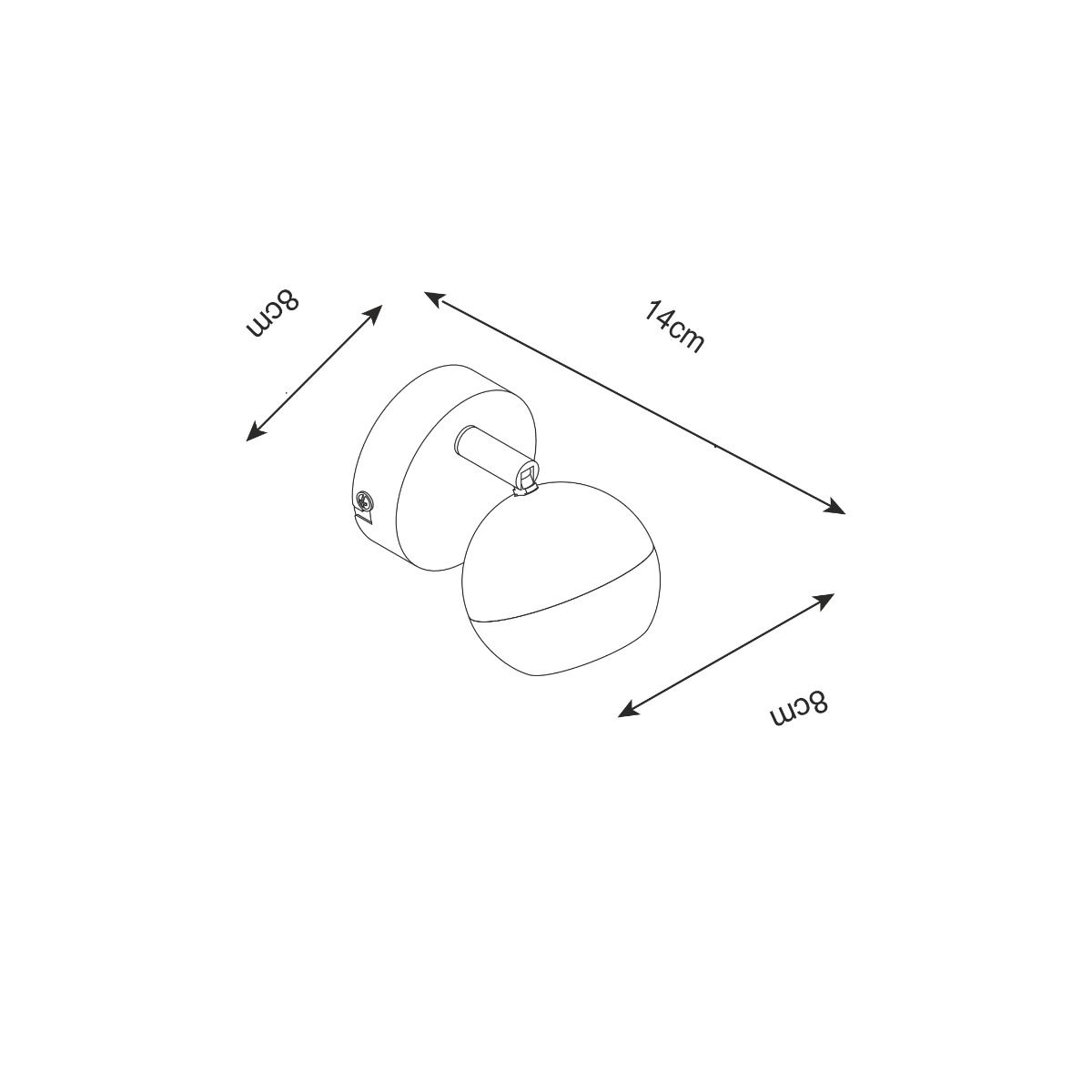 Спот Zuma Line GU16016-1R-BK GASTER купити