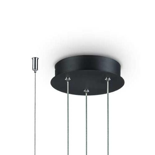 Люстра Ideal Lux FISH SP3 NERO (196978) купити