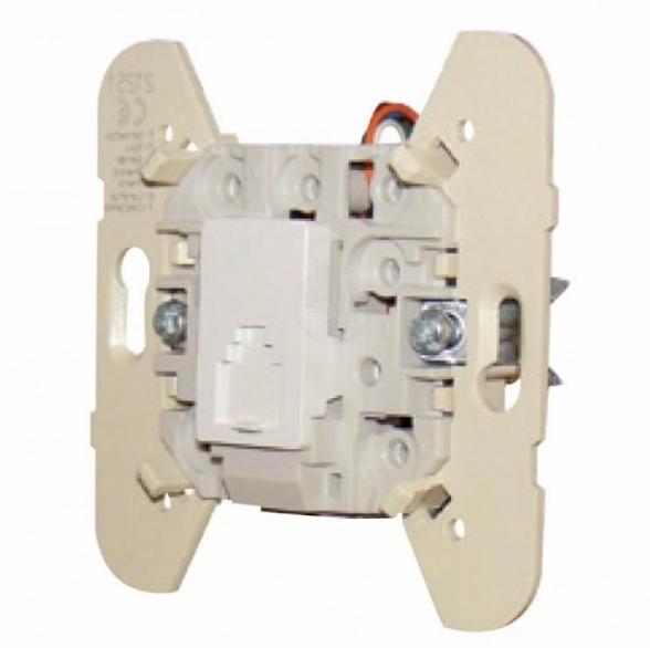 Механизм розетки телефонной LOGUS RJ11 белоснежный купити