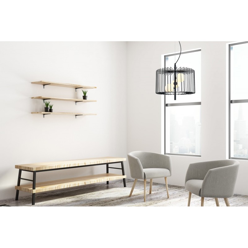 Люстра підвісна ITALUX MDM-3937/3 BK Daren купити