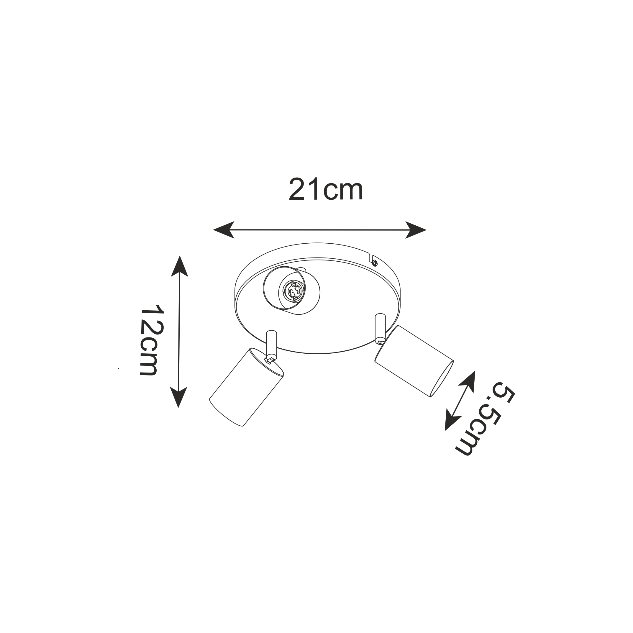 Спот Zuma Line Vila GU13013C-3R купити