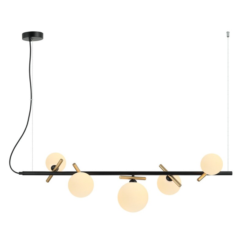 Люстра підвісна ITALUX PND-5622-5-BK-W Reverso купити