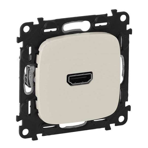 Розетка HDMI 1.3 с винтовыми клеммами, слоновая кость, Valena ALLURE (754716) купити