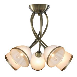 Люстра Searchlight 6585-5AB Straw купити