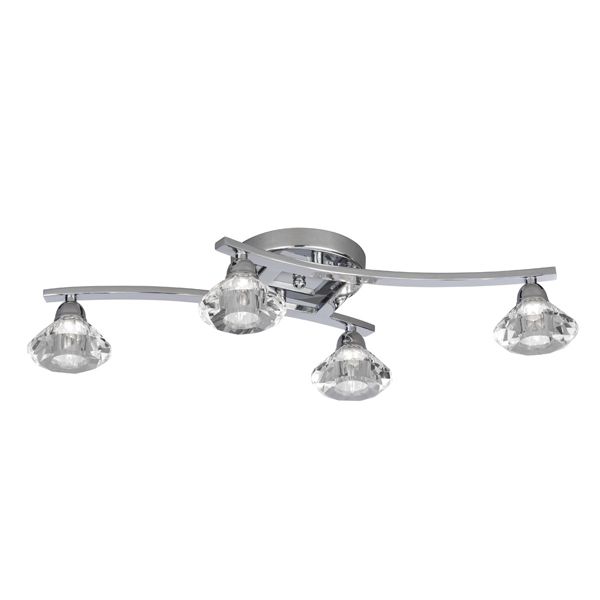 Люстра Searchlight 9014-4CC SCULPTURED ICE купити