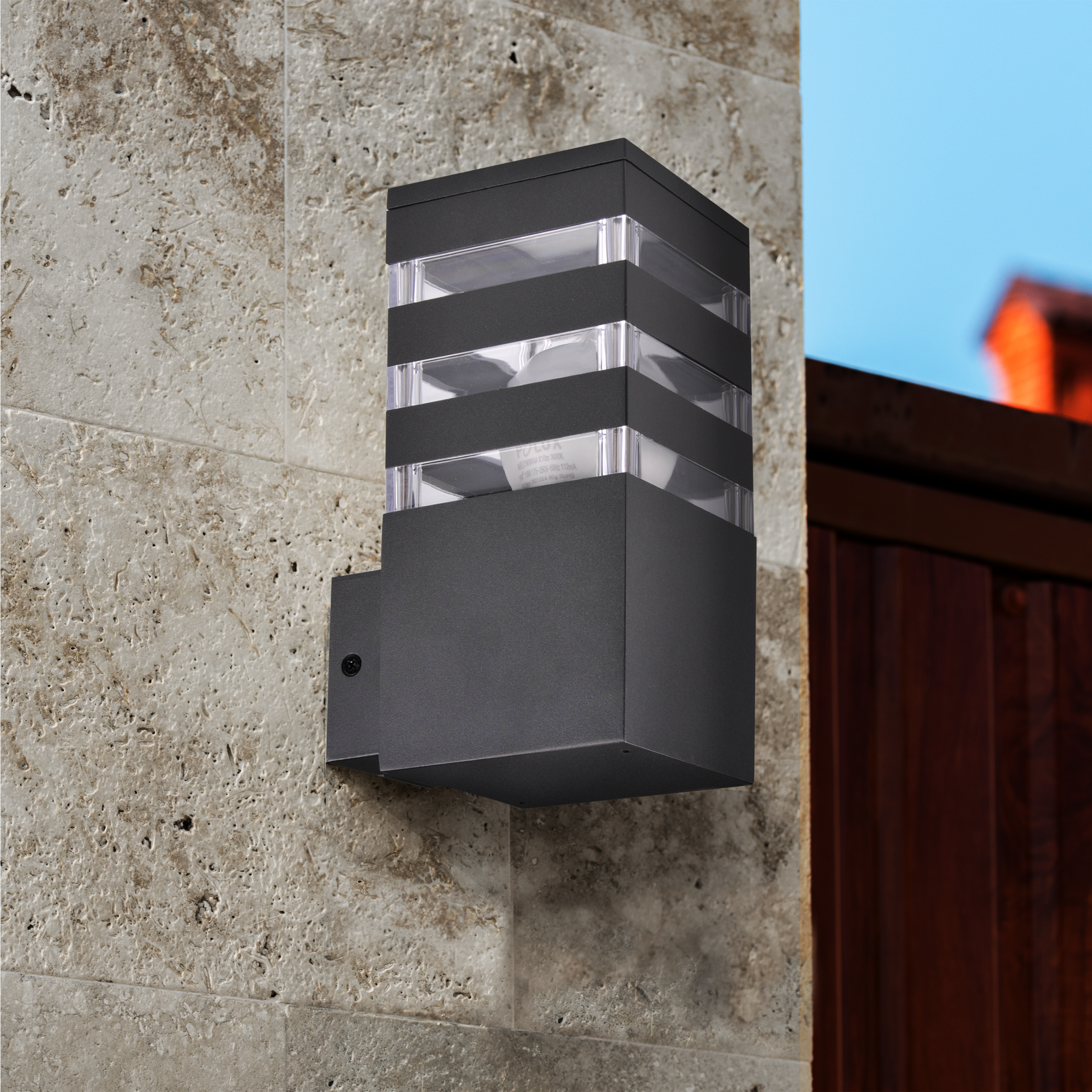 Вуличний світильник Goldlux 316165 Teksas E27 12W IP44 купити