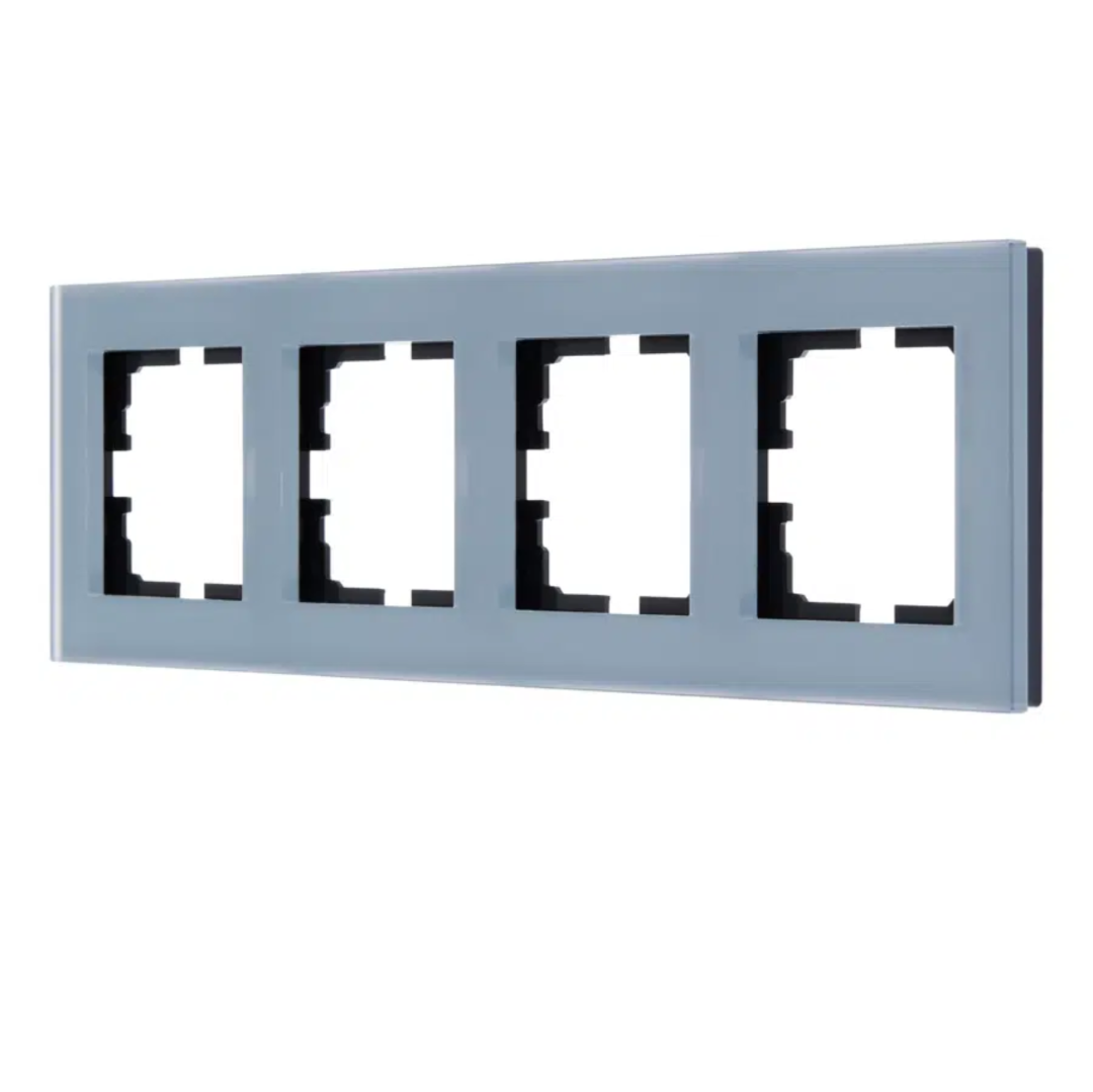 Рамка 4-а горизонтальна акрилова Lezard VESNA Сіро-блакитна (742-M7080-149) купити