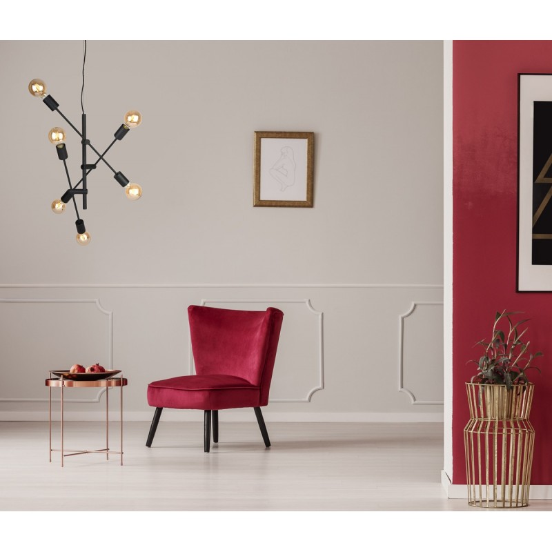 Люстра підвісна ITALUX PND-5986-6-BL Ferreia купити